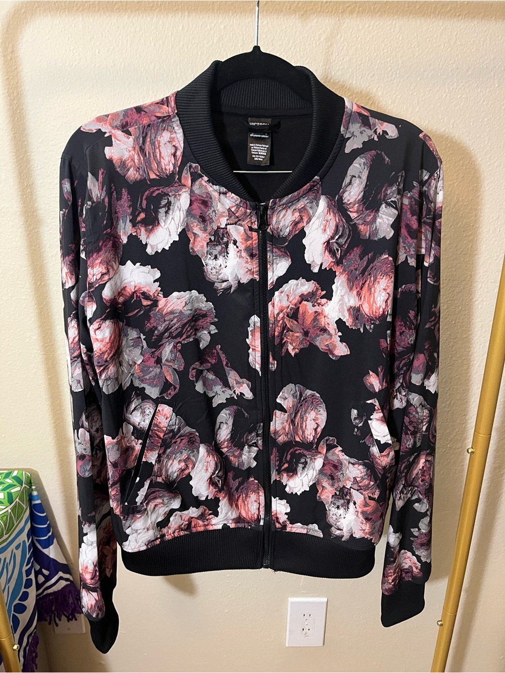 Victoria’s Secret Sport Floral Bomber Jacket